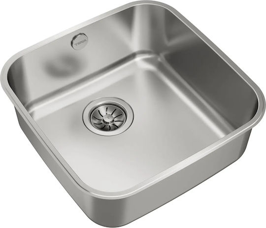 Teka BE 40.40 10125005 Sub masă Chiuvetă Inox Satinat L43.5xW43.5cm Argintiu