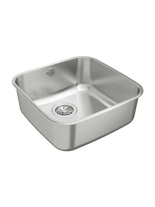 Teka BE 40.40 10125005 Unterbau Spüle Inox Satiniert B43.5xT43.5cm Silber