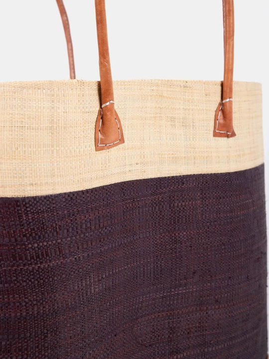 Rattan Damenhandtasche Handtasche Braune