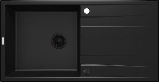 Deante ZQE N713 Chiuvetă Bucătărie Drop-In Din Granit Lichid M100xL52cm Neagră