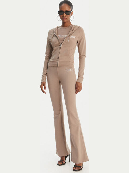 Langes Damen Sweatshirt Beige