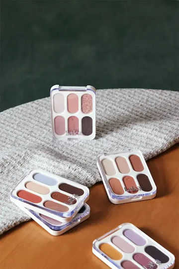 Laka Forever6 Eye Shadow Palette Shade 04 Tan Peach 7 G