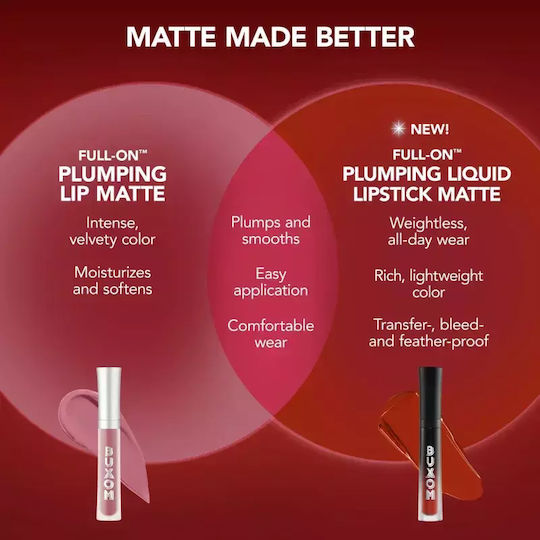 Buxom Υγρό Κραγιόν Matte Heart's On Fire 3.5ml