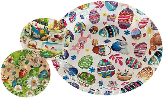Large Deep Round Easter Bowl Ø29x4cm Bunny's 932141 Random Design Selection 1pc 73-2121