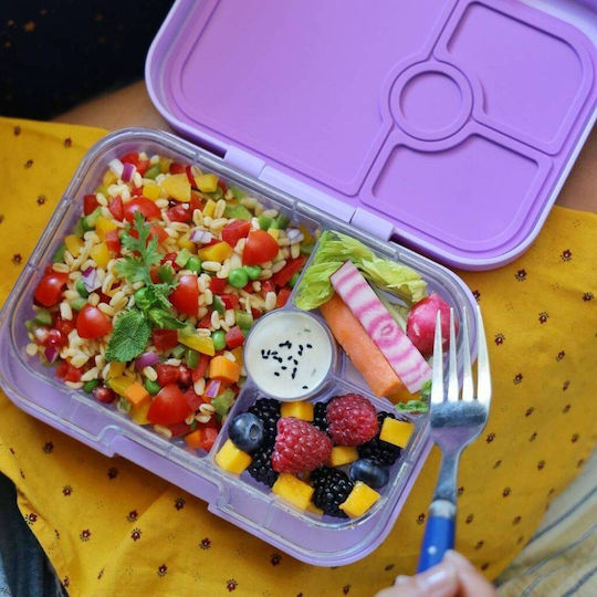 Yumbox Plastic Kids' Food Container Pink