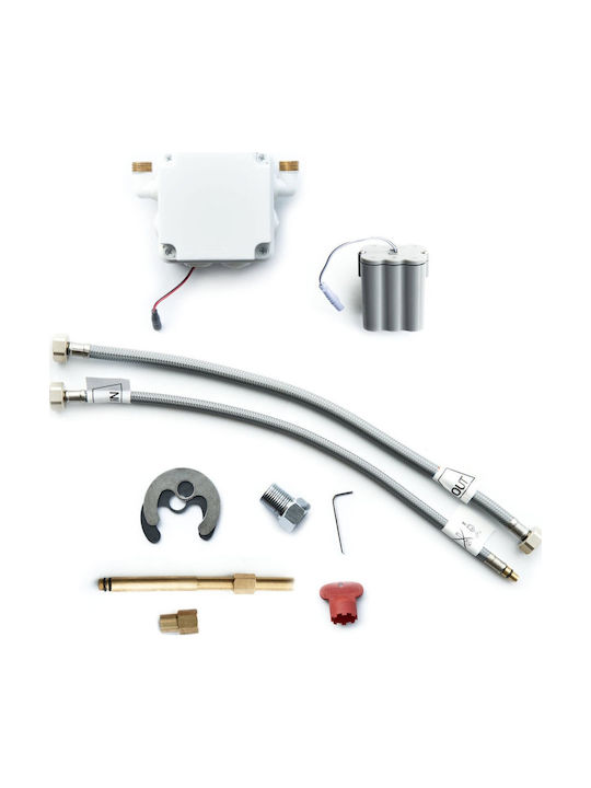 Deante Mixing Sink Faucet with Photocell Sensor Silver Deante Mixing Sink Faucet with Photocell Sensor Silver