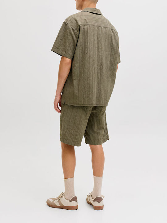 Jack & Jones Resort Cămașă Cu Mâneca Scurtă Verde Olive