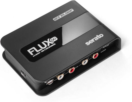 Reloop Flux Go DVS Externe Kommerzielle Soundkarte mit USB-Anschluss