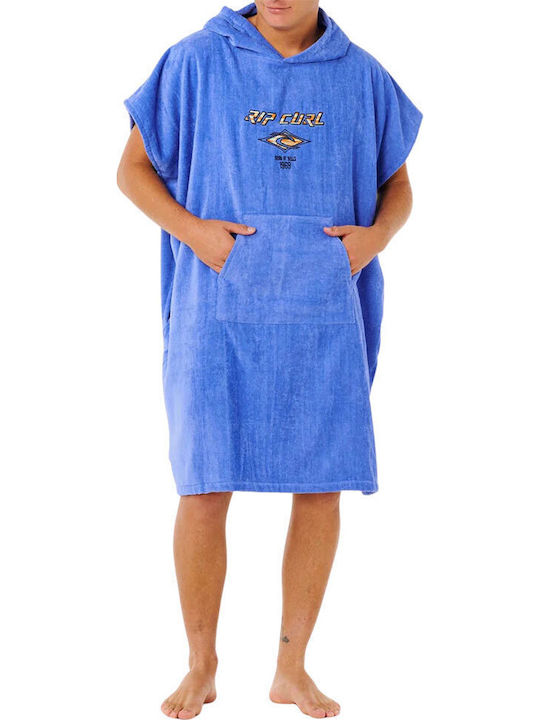 Rip Curl Hooded Beach Poncho Blue