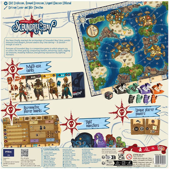Επιτραπέζιο Παιχνίδι Fortunes of Scoundrel Bay για 1-4 Παίκτες 14+ Ετών (IT) Chilifox Games