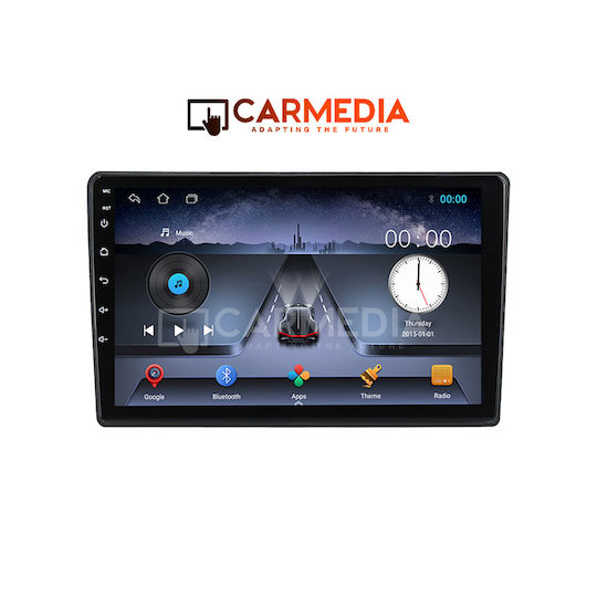 Carmedia Ηχοσύστημα Αυτοκινήτου για Fiat 500L 2012+ (Bluetooth/USB/WiFi/GPS/Apple-Carplay/Android-Auto) με Οθόνη Αφής 10"