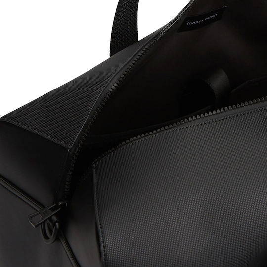Tommy Hilfiger Sack Reise Schwarz aus Künstliches Leder M48xP20xH28cm
