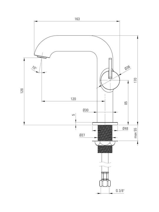 Deante Mixing Sink Faucet