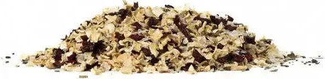 Dried Raw Food Side Dish Barf Rice Flakes Vegetables Fruits & Herbs 750g Yoggies