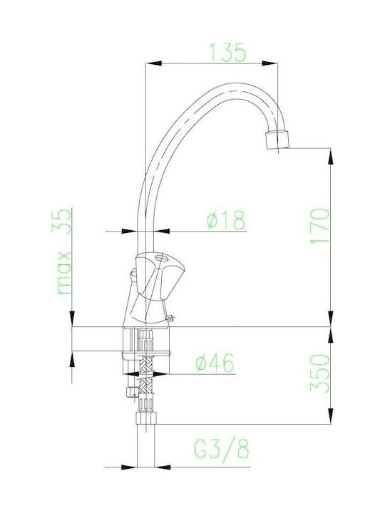 KFA Sink Faucet Gray