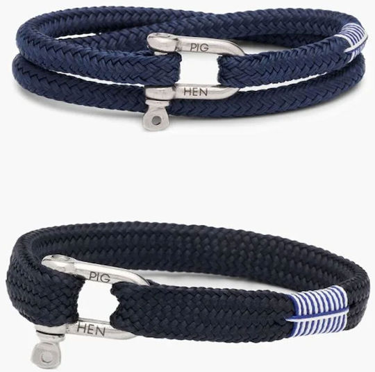 Pig & Hen D-shackle 4mm Silver