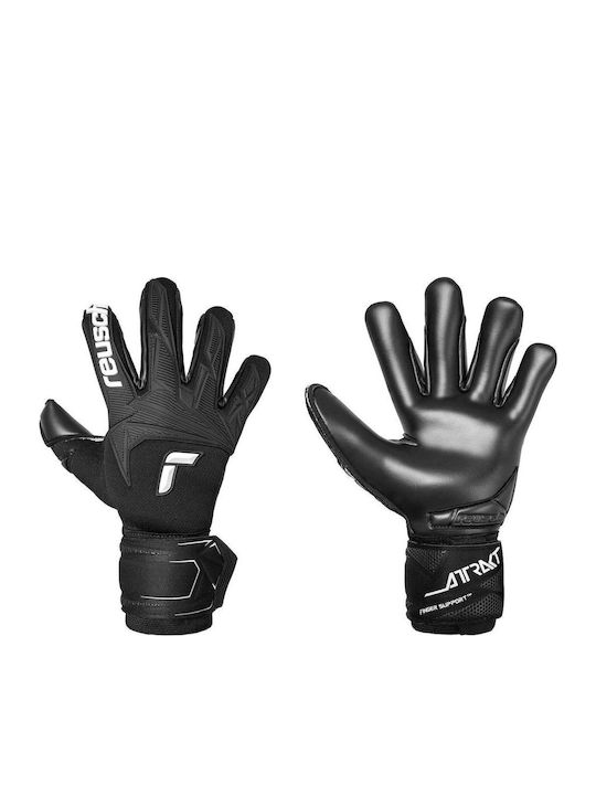 Reusch Infinity Finger Support Goalkeeper Gloves Adults Black