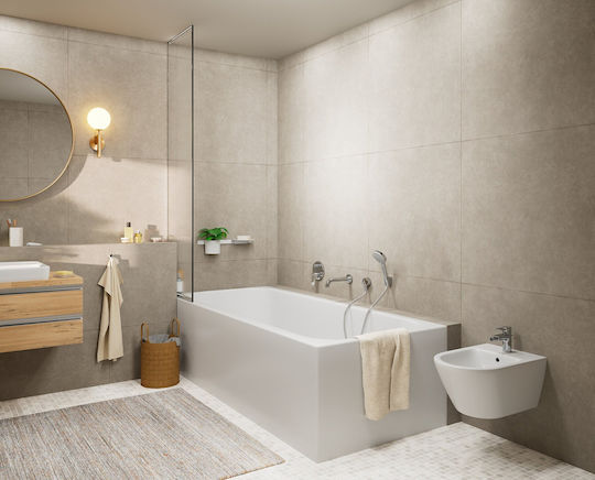 Hansgrohe pentru Duș 2 ieșiri Argintiu