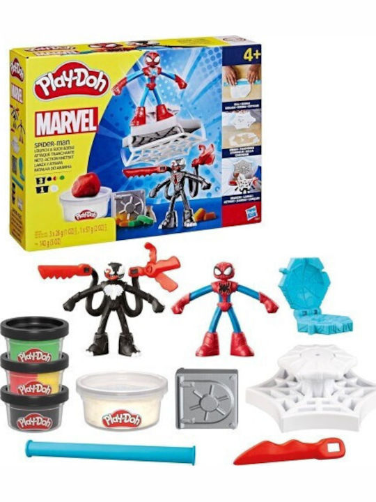 Lumânare Hasbro Play-Doh Marvel Spiderman Set de Joacă Lansare și Tăiere F9827