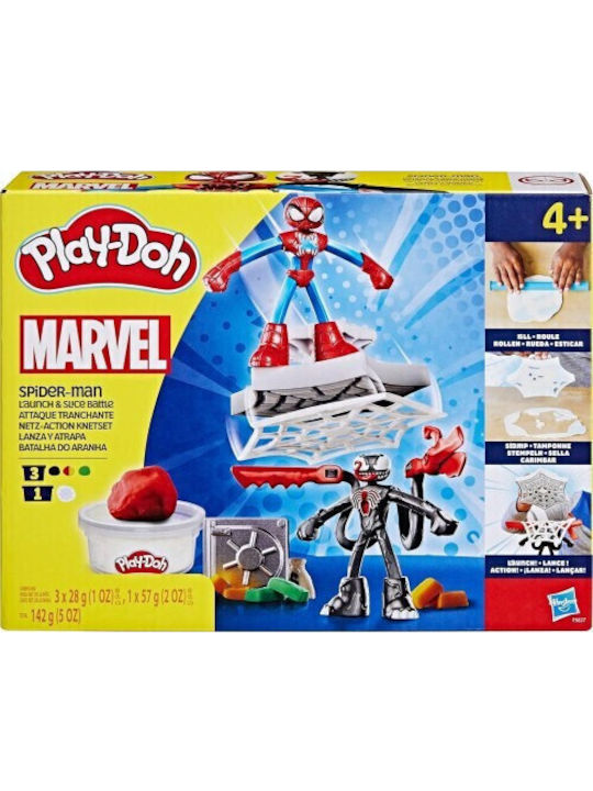 Lumânare Hasbro Play-Doh Marvel Spiderman Set de Joacă Lansare și Tăiere F9827