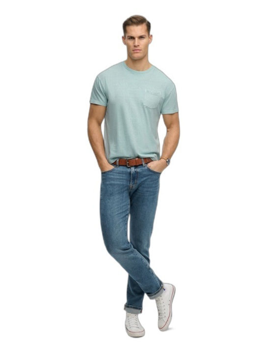 Tricou Pocket Aqua Marine