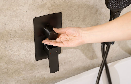 KFA Built-in Faucet Mixer for Shower Black 5907571452854