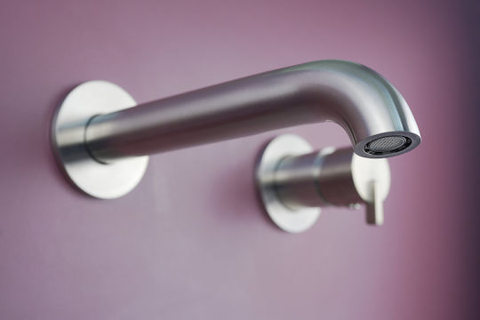 Deante Built-in Mixer & Spout Set for for Bathroom Sink Silver