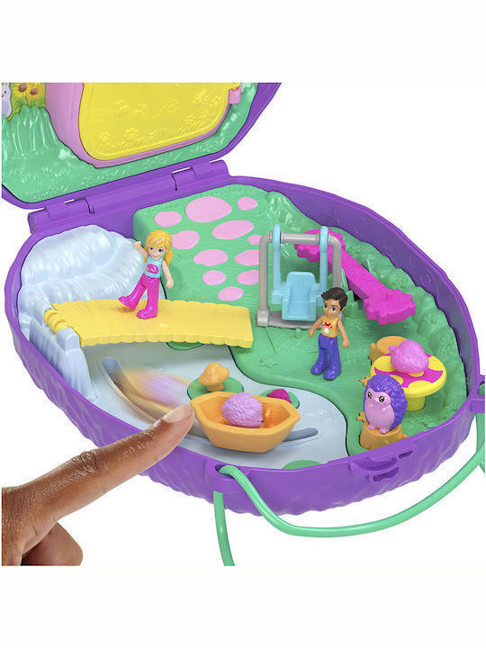 Toy Candle Polly Pocket: Tiny Worlds Big Surprises! - Hedgehog Mom & Baby Playset Mattel