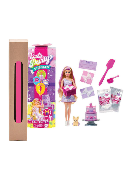 Party Unboxed Reveal Ξανθιά Barbie