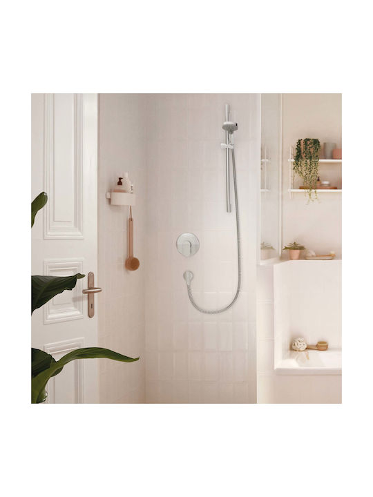 Hansgrohe Комбайнер Вградена Батерия за Душ Сребрист