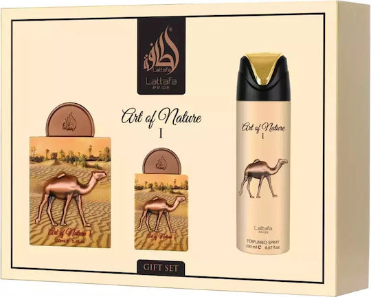 Lattafa Art Of Nature Σετ με Eau de Parfum 3τμχ