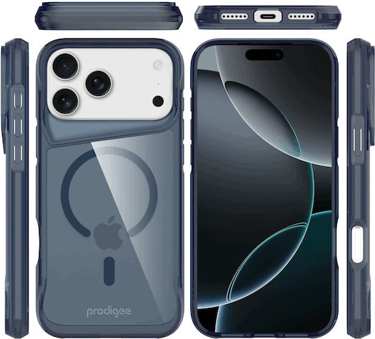 Prodigee Superhero Husa Compatibil Cu Magsafe Pentru Iphone 17 Pro Max Albastru Marin