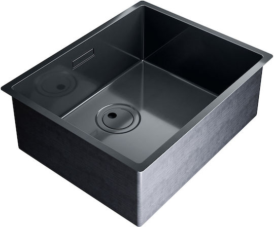 Globalo Υποκαθήμενος Νεροχύτης Inox Μ44xΠ54cm Γκρι