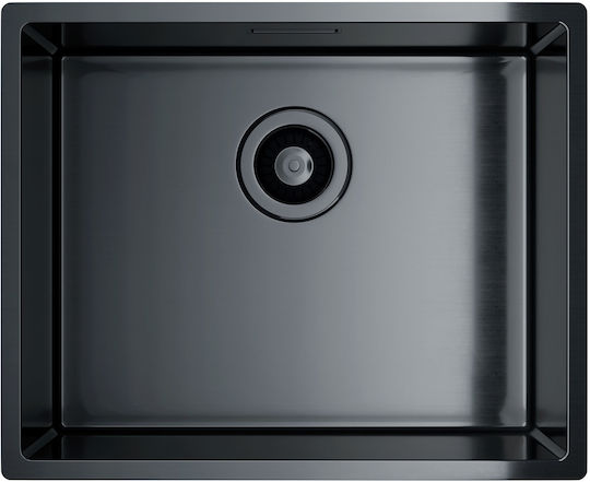 Globalo Υποκαθήμενος Νεροχύτης Inox Μ44xΠ54cm Γκρι