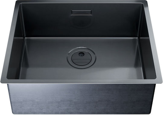 Globalo Υποκαθήμενος Νεροχύτης Inox Μ44xΠ54cm Γκρι