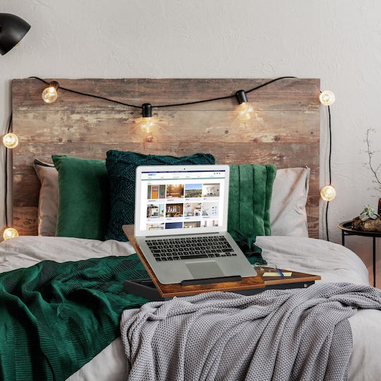 Relaxdays Τραπεζάκι για Laptop Dark Βrown / Βlack 10046357