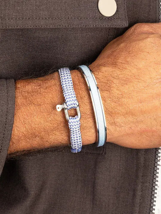 Pig & Hen Women's Silver Bracelet Handcuffs 16cm