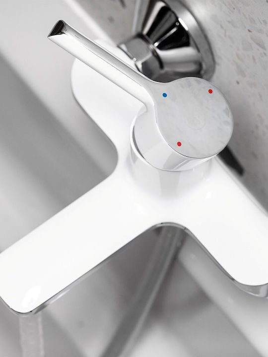 Mixing Bathtub Shower Faucet White