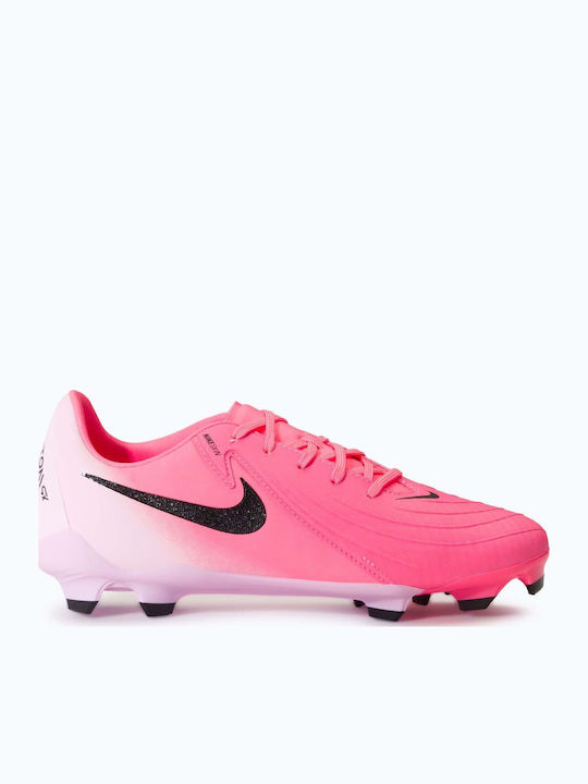 Nike Phantom GX 2 Academy Football Shoes with Cleats Sunset Pulse / Black