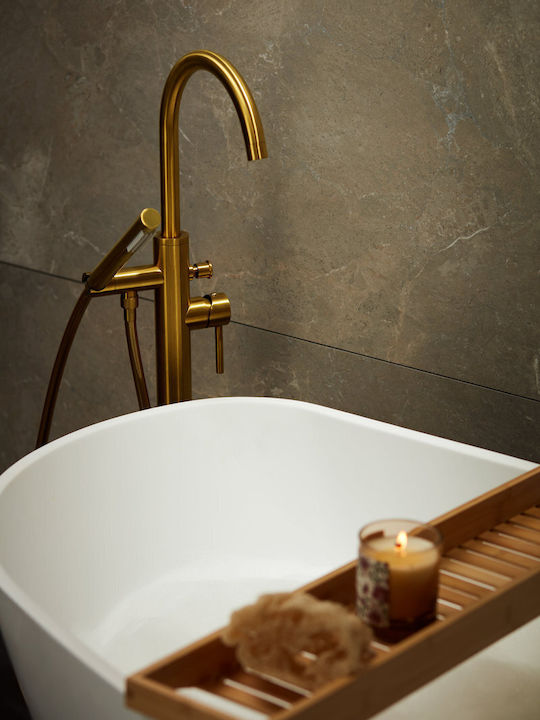 KFA Mixing Bathtub Shower Faucet Gold