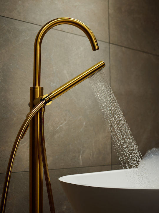 KFA Mixing Bathtub Shower Faucet Gold