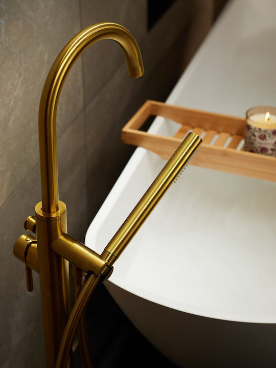 KFA Mixing Bathtub Shower Faucet Gold