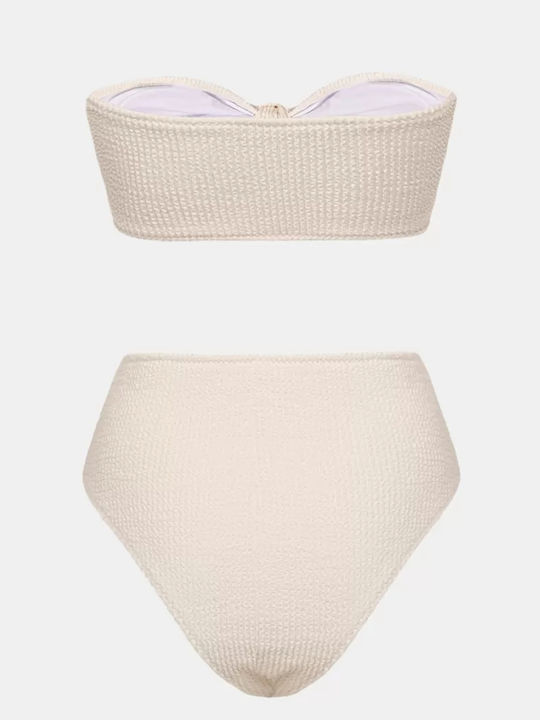 Bikini Set High Waist Ivory