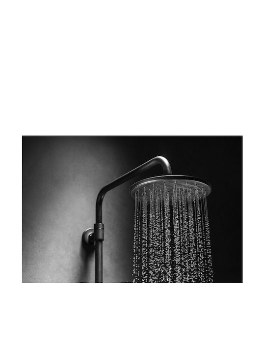 KFA Adjustable Shower Column with Bathtub Mixer 125cm Black