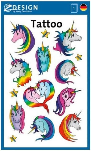 Avery Unicorn Παιδικά Τατουάζ