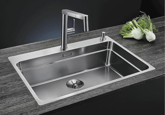 Blanco Etagon 700-if/a Drop-In Кухненски Мивка Inox Дължина 74xШирина 50см Сребрист