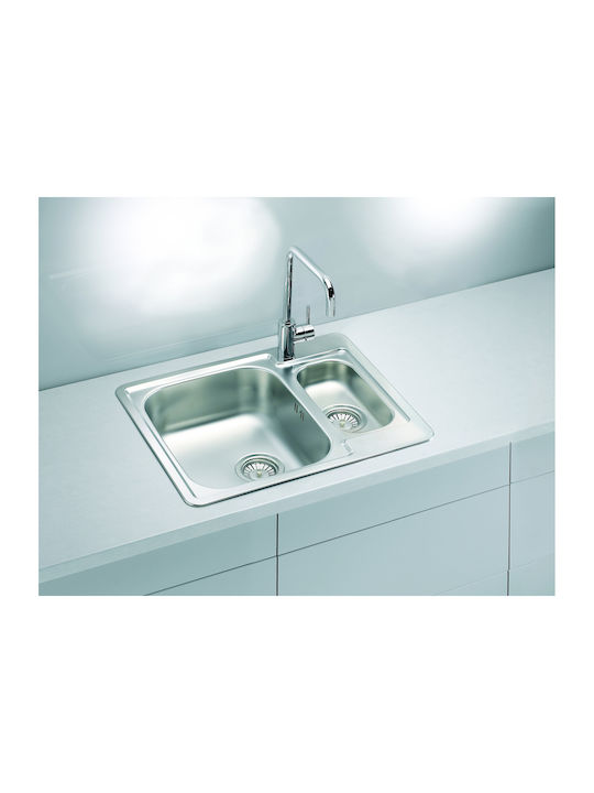 Alveus Chiuvetă Încastrabilă Inox M50xL61.5cm Gri