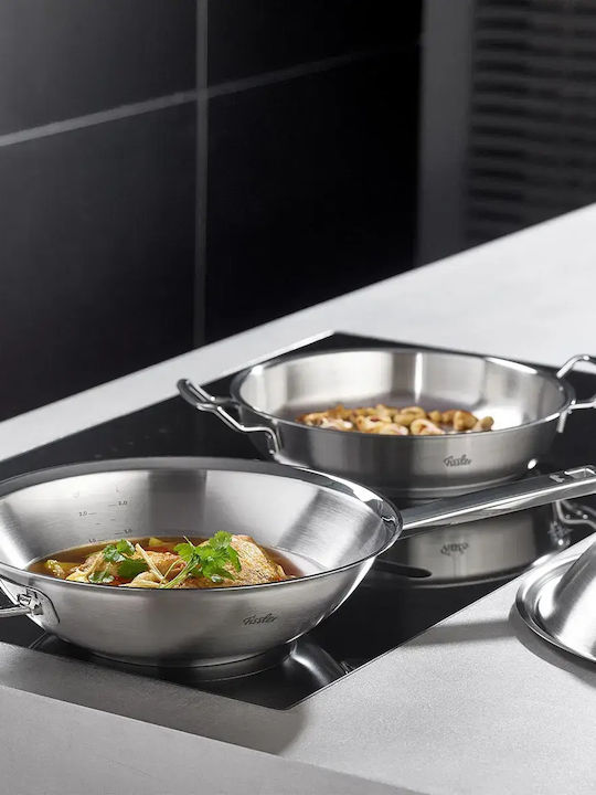 Fissler Original Profi Saute of Stainless Steel with No Coating 28cm