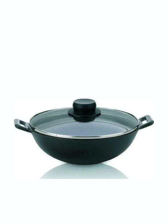 Kela Wok από Μαντέμι Με Καπάκι 24cm
