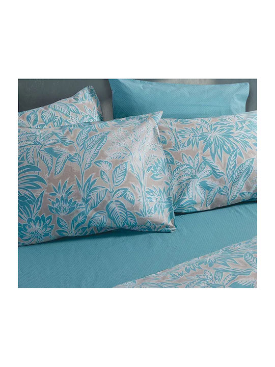 Nef-Nef Homeware Charisma Bettlaken Set Doppel 200x270cm Blau (4 Stück)